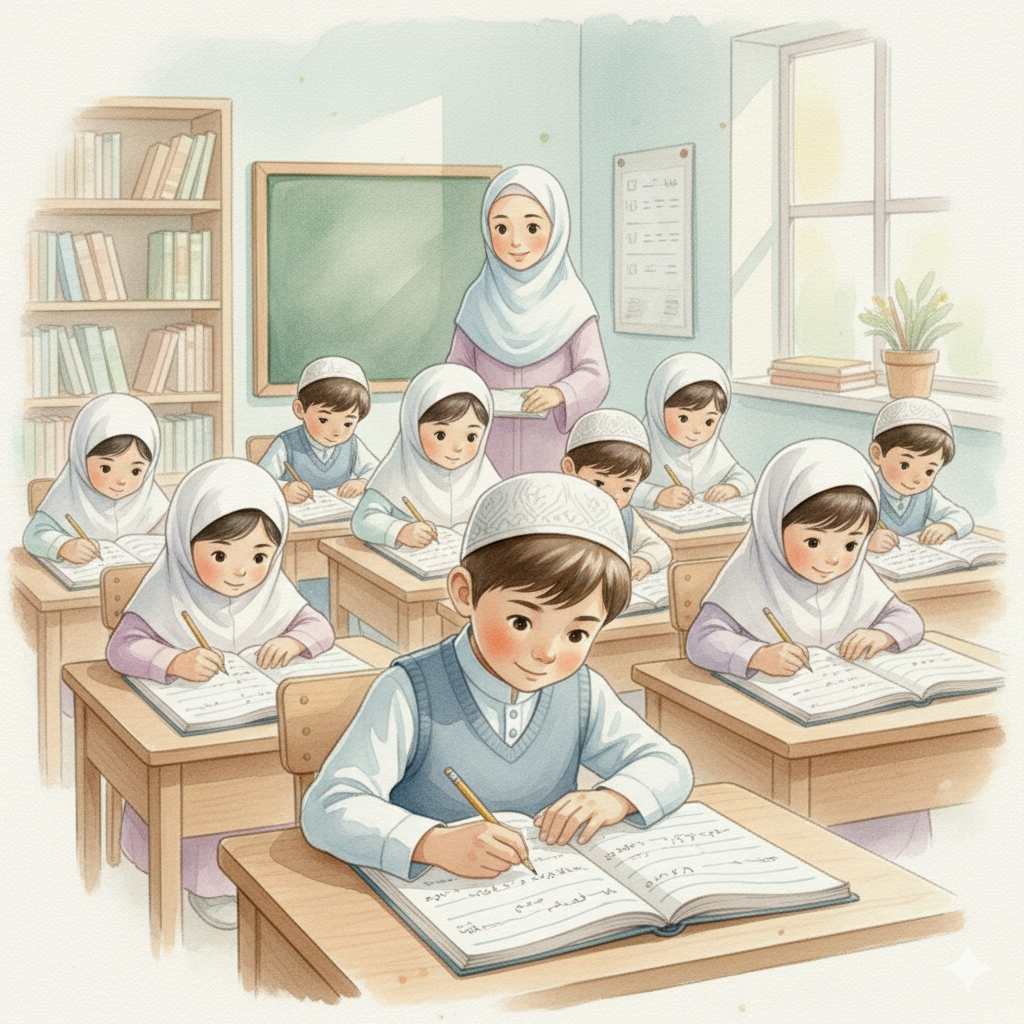 Students at Shining Stars Academy